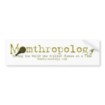Momthropology Bumper Sticker bumper stickers