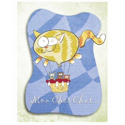 Mon Cher Chat T Shirts by seezenimation
