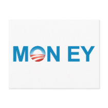 MON EY postcards