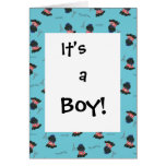 Mon Petit Chou Chou Black Poodle Puppy Cards
