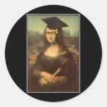 Mona Graduate Round Sticker