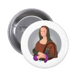 Mona Knits Pinback Button