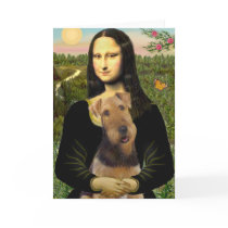 Mona Lisa - Airedale Terrier (#1) Cards