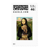 Mona Lisa - Airedale Terrier (#1) Postage