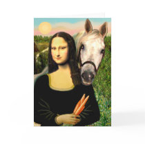 Mona Lisa and her Arabian Horse Cards