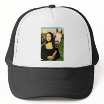 Mona Lisa and her Arabian Horse Mesh Hats