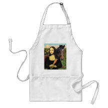 Mona Lisa and her Quarter Horse Apron