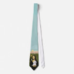 Mona Lisa &amp; Bichon Frise Tie