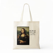 Mona Lisa by daVinci Tote Bags