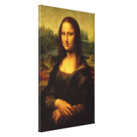 Mona Lisa by  Leonardo Da Vinci Canvas Prints