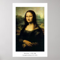 Mona Lisa by Leonardo Da Vinci Print