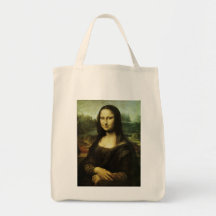 Mona Lisa by Leonardo da Vinci Vintage Renaissance Tote Bag
