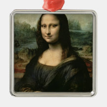 Mona Lisa, c.1503-6 Christmas Ornament