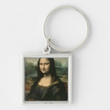 Mona Lisa, c.1503-6 Keychains