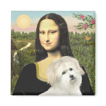 Mona Lisa - Coton de Tulear 7 magnets