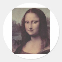Mona Lisa Face Stickers