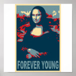 Mona Lisa Forever Young posters