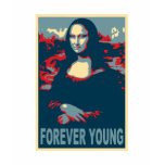 Mona Lisa Forever Young t-shirts