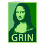 Mona Lisa Grin Card