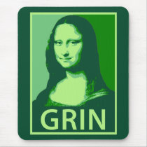 Mona Lisa Grin mousepads