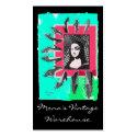 Mona Lisa Grunge Vintage Clothing Business Cards business cards