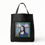 Mona Lisa in the Country Canvas Bags