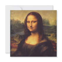 Mona Lisa invitations