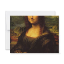 Mona Lisa Personalized Invitation