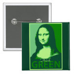 Mona Lisa is Green Buttons