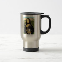Mona Lisa - Italian Greyhound Coffee Mugs