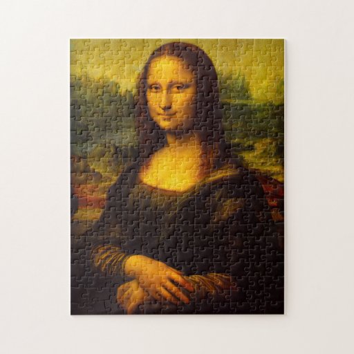 Mona Lisa Jigsaw Puzzle Zazzle