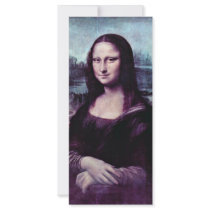 Mona Lisa (La Giaconda)  By Leonardo Da Vinci (Bes Rack Card Design