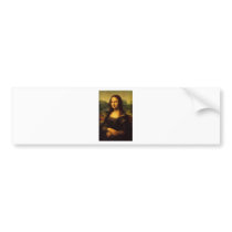 Mona Lisa - Leonardo Da Vinci Bumper Sticker
