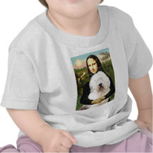 Mona Lisa - Old English 3 Tee Shirt