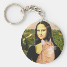 Mona Lisa - Orange Tabby SH 46 Keychain