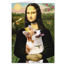 Mona Lisa - Pembroke Welsh Corgi 7b Cards