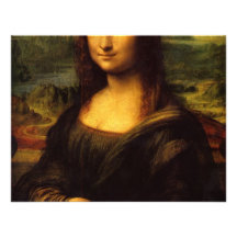 Mona Lisa Personalized Invitation