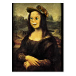 Mona Lisa, Put on a Happy Face Post Card
