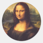 Mona Lisa Round Sticker