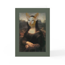 Mona Lisa Siamese Cat cards