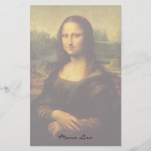 Mona Lisa Stationery stationery