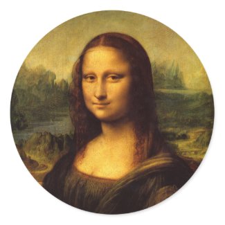 Mona Lisa sticker