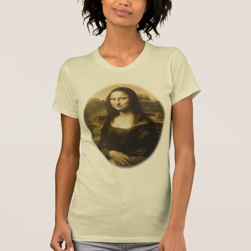 mona lisa designer t shirt