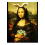 Mona Lisa, The Easter Bunny Postcard