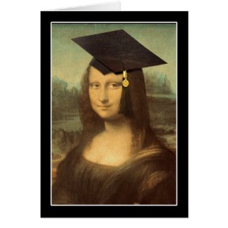 Mona Lisa, The Graduate Greeting Cards
