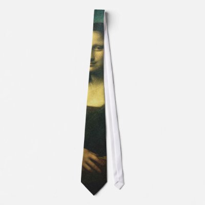 Mona Lisa Custom Tie by imagemosaic