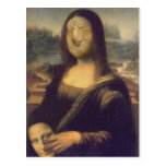 Mona Lisa Unmasked Postcard