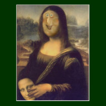 Mona Lisa - Unmasked postcards