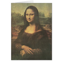 Mona Lisa Vintage Fine Art Card