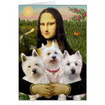Mona Lisa - Westies (three) cards